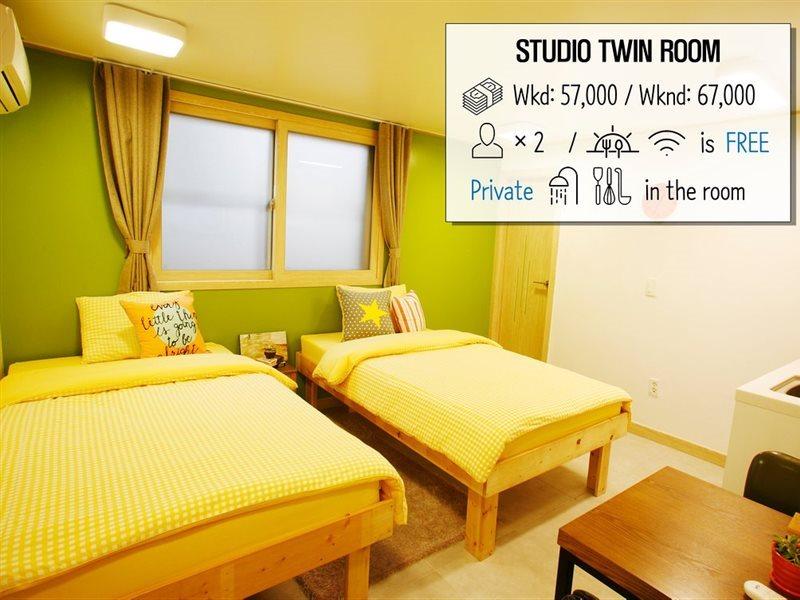 Lee & No Guesthouse Hongdae Seul Exterior foto